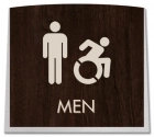 Men Sign w/Male & Dynamic ISA Symbols