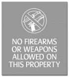 No Firearms or Weapons Allowed - Celtec Version
