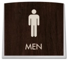 Restroom Sign w/ Male Symbols