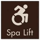 Spa Lift w/Dynamic ISA Symbol - Large