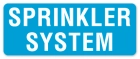 Sprinkler System Label