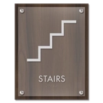 Stairs Sign w/ Symbol