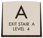 Stairway ID Sign - NYC Compliant