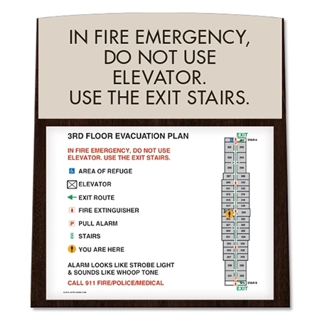 Standard Elevator Evacuation Plans - NYC Compliant