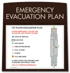 Standard Entrance Evacuation Plans - CA Compliant