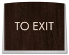 "To Exit" Egress Sign - CA Compliant