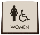 Women Sign w/Female & ISA Symbols