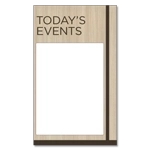 2-Line Informational Sign with Insert Slot