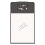 2-Line Informational Sign w/ Insert Window