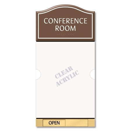 2-Line Meeting Room w/Window & Sliding Panel