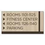 4-Line Directional Sign