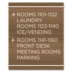 8-Line Directional Sign