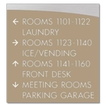 8-Line Directional Sign