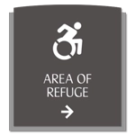 Accessible Direction Sign w/ Dynamic ISA