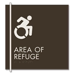 Area of Refuge Sign - Dynamic ISA Symbol