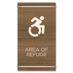 Area of Refuge Sign - Dynamic ISA Symbol