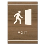 Exit Sign w/ Symbol