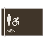 Men Sign w/Male & Dynamic ISA Symbols