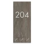 Room Number Sign w/Symbols