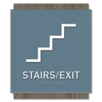 Stairs / Exit Sign w/Symbol