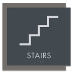 Stairs Sign w/ Symbol