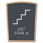 Stairway Exit Sign - DC Compliant
