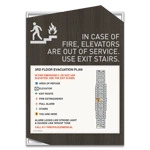 Standard Elevator Evacuation Plans - CA Compliant