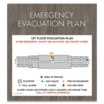Standard Entrance Evacuation Plans - CA Compliant