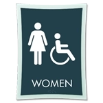 Women Sign w/Female & ISA Symbols