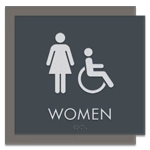 Women Sign w/Female & ISA Symbols