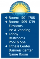 10-Line Directional Sign