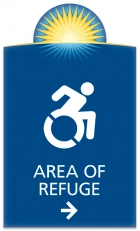 Accessible Direction Sign w/ Dynamic ISA
