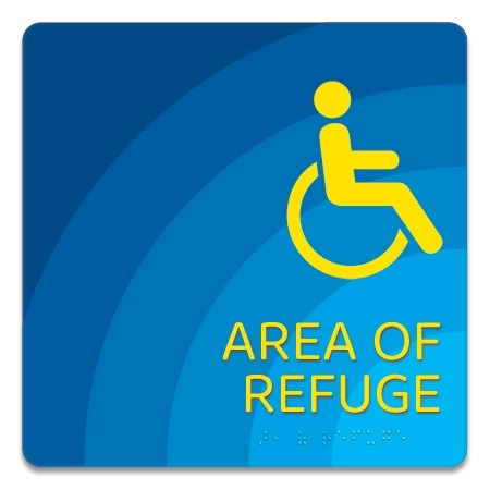 Area of Refuge Sign - ISA Symbol