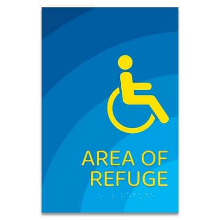 Area of Refuge Sign - ISA Symbol