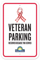 Canada Veteran Parking Sign