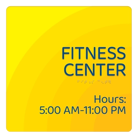 Common Room Sign w/Hours