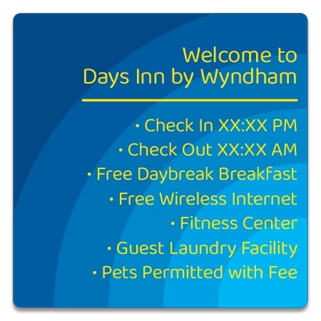Days Inn by Wyndham Welcome Sign