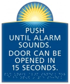 Delayed Egress Push/Pull Sign - CA Code