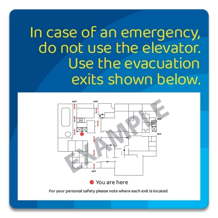 Elevator Evacuation Plan (Evacuation Exits)
