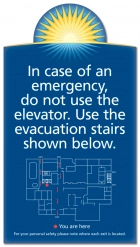 Elevator Evacuation Plan (Evacuation Stair)