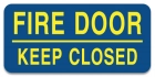 Fire Door - Keep Closed Label - 4 Pack
