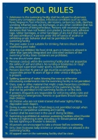 Illinois Pool Rules Sign