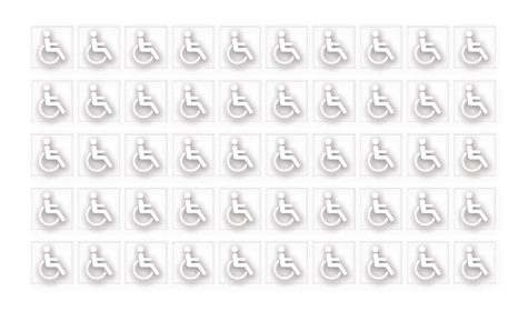 ISA Symbol Vinyl Decal - 50 Pack