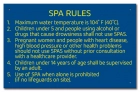 MAHC Spa Rules Sign