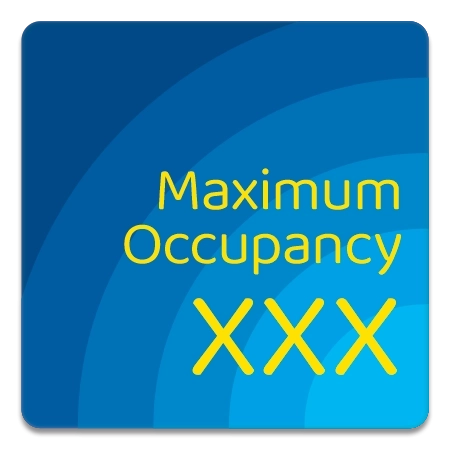 Maximum Occupancy Sign