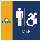 Men Sign w/Male & Dynamic ISA Symbols