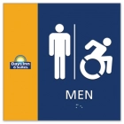 Men Sign w/Male & Dynamic ISA Symbols