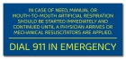 Nevada Dial 911 In Emergency Sign