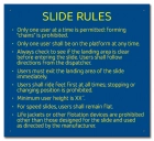 Ohio Slide Rules Sign