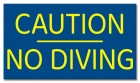Ontario Canada No Diving Sign